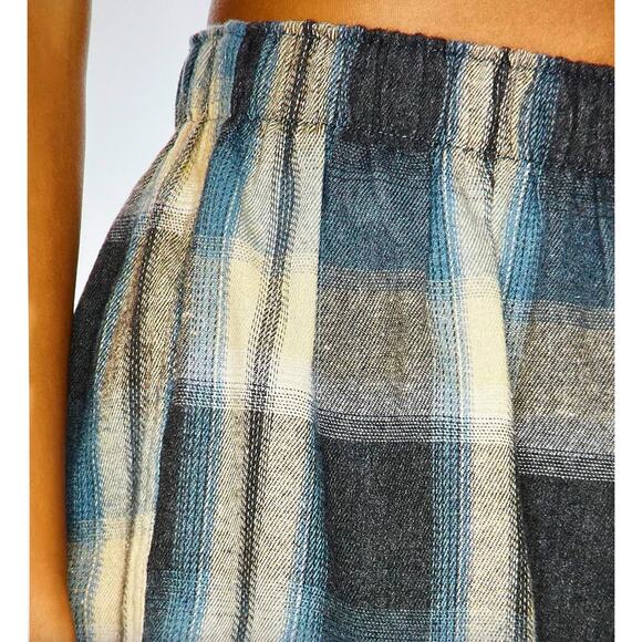 Free People Sunday Morning Plaid Boxer In Lou Combo XL - Picture 4 of 6